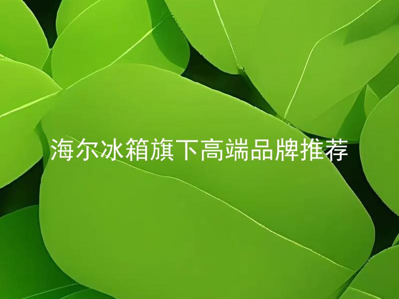 海尔冰箱旗下高端品牌推荐 海尔冰箱旗下高端品牌推荐有哪些？