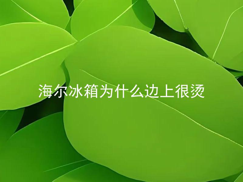 海尔冰箱为什么边上很烫 海尔冰箱边上发热正常吗？