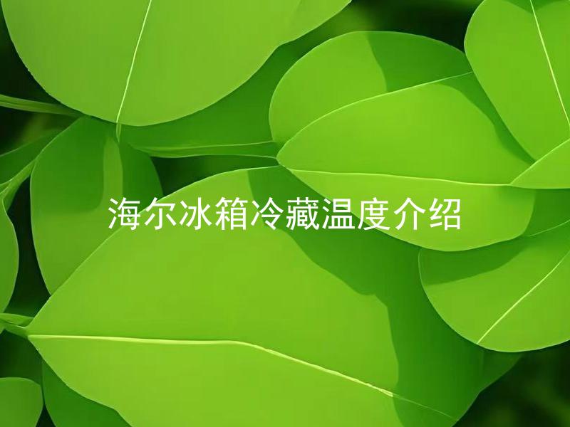 海尔冰箱冷藏温度介绍 海尔冰箱冷藏温度如何调节？