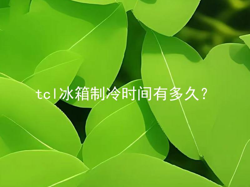 tcl冰箱制冷时间有多久？ TCL冰箱制冷时间会受到哪些因素的影响？