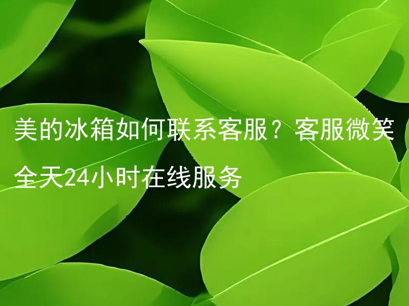 美的冰箱如何联系客服？客服微笑全天24小时在线服务 美的冰箱客服微笑是否全天24小时在线服务？