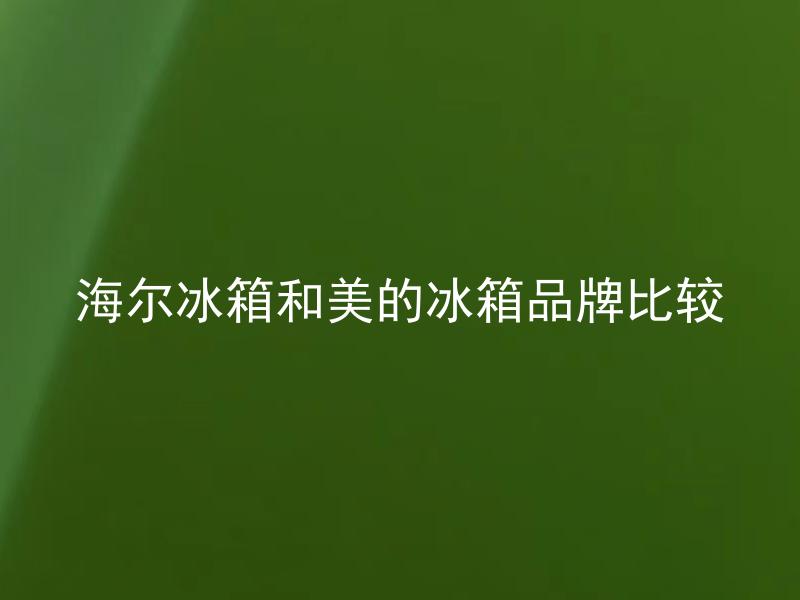 海尔冰箱和美的冰箱品牌比较 海尔冰箱和美的冰箱有哪些不同之处？