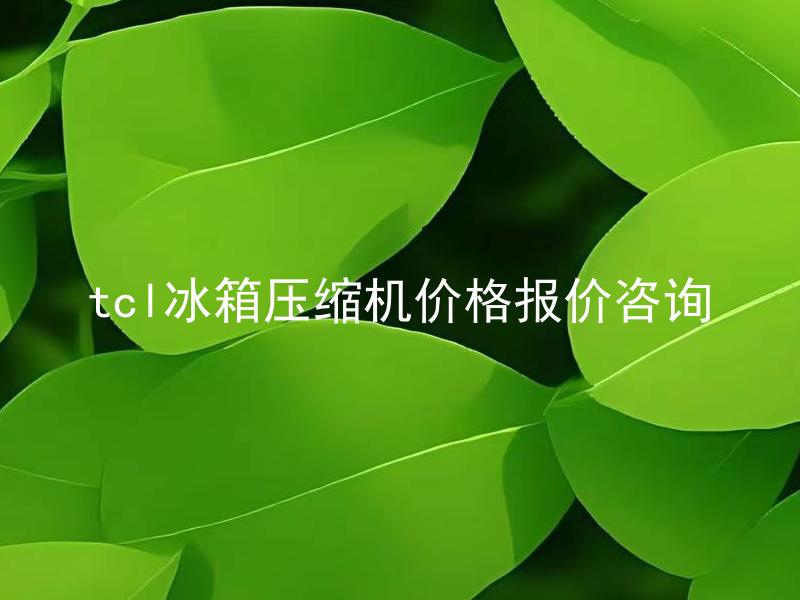 tcl冰箱压缩机价格报价咨询 tcl冰箱压缩机维修需要注意哪些问题？
